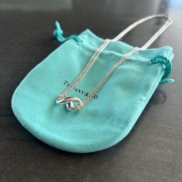 Tiffany’s double infinity pendant necklace - Picture 5 of 7
